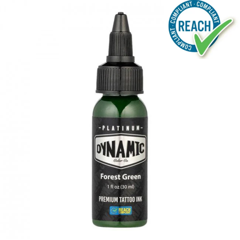 Dynamic Platinum Forest Green tetováló festék